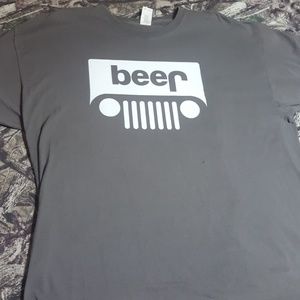 Used beer/jeep t shirt.